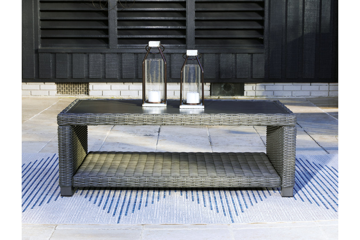 Elite Park Gray Outdoor Coffee Table - P518-701 - Luna Furniture - Dallas Store