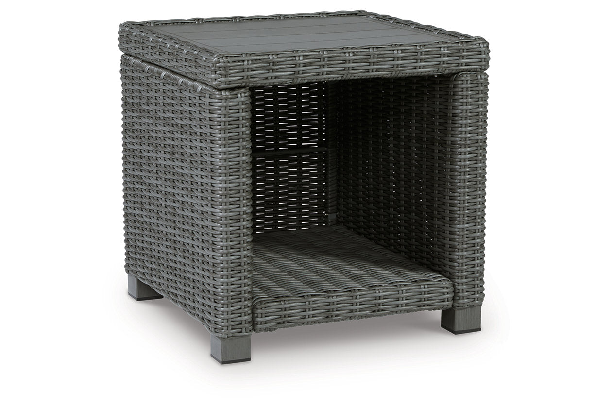 Elite Park Gray Outdoor End Table - P518-702 - Luna Furniture - Dallas Store