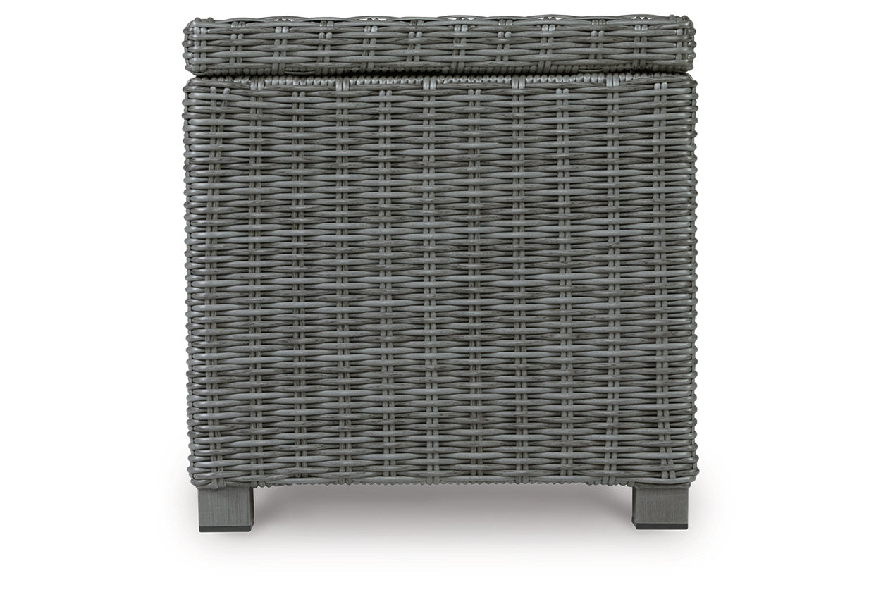 Elite Park Gray Outdoor End Table - P518-702 - Luna Furniture - Dallas Store