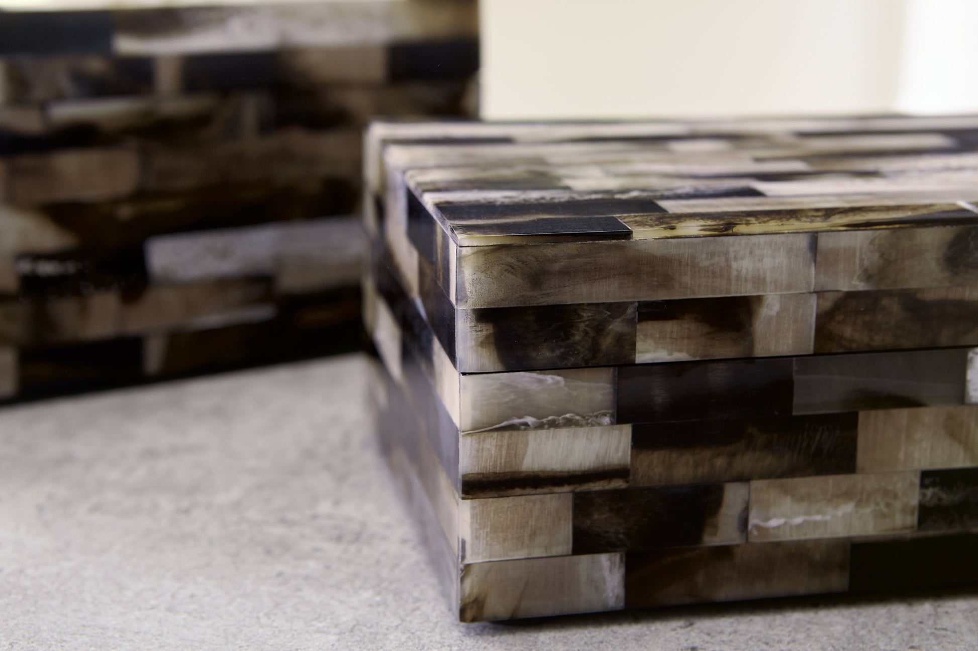 Ellford Black/Brown/Cream Box, Set of 2 - A2000596 - Luna Furniture - Dallas Store