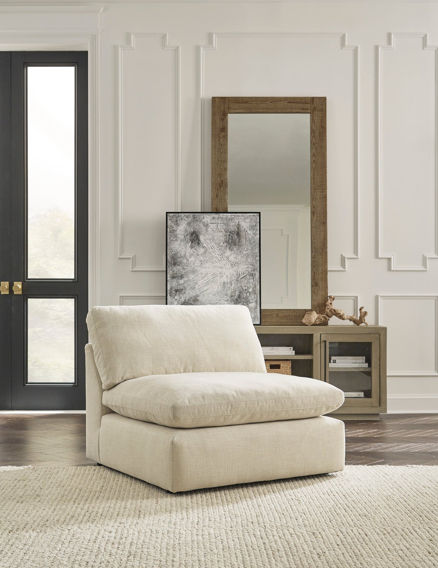 Elyza Linen 10-Piece LAF Chaise Sectional - SET | 1000616 | 1000665 | 1000677 | 1000677 | 1000646 | 1000646 | 1000646 | 1000646 | 1000646 | 1000646 - Luna Furniture - Dallas Store