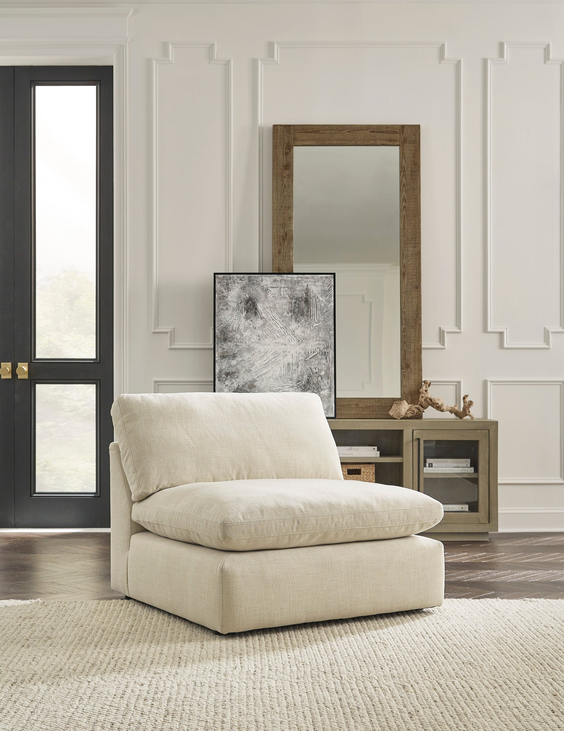 Elyza Linen 10-Piece LAF Chaise Sectional - SET | 1000616 | 1000665 | 1000677 | 1000677 | 1000646 | 1000646 | 1000646 | 1000646 | 1000646 | 1000646 - Luna Furniture - Dallas Store