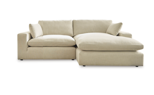 Elyza Linen 2-Piece RAF Chaise Sectional - SET | 1000617 | 1000664 - Luna Furniture - Dallas Store