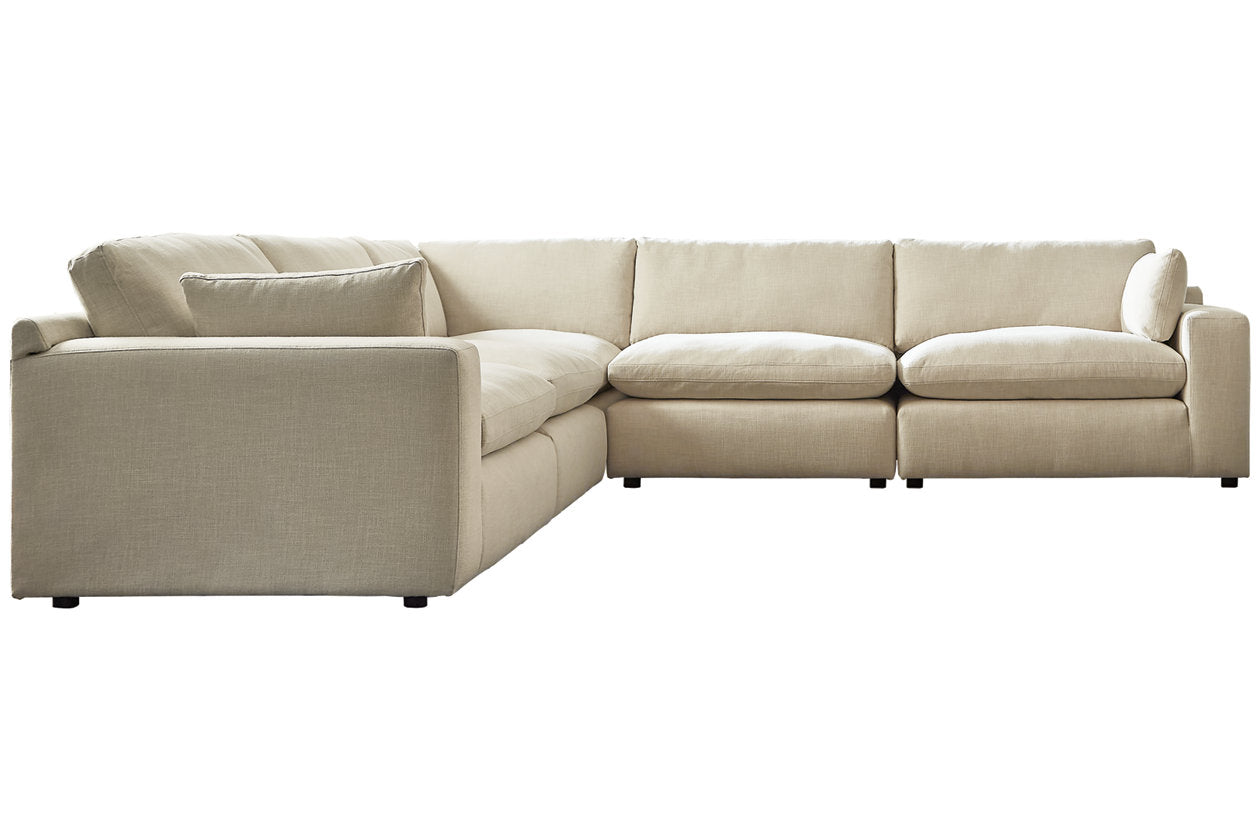 Elyza Linen 5-Piece Sectional - SET | 1000664 | 1000665 | 1000677 | 1000646(2) - Luna Furniture - Dallas Store