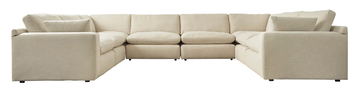 Elyza Linen 8-Piece Sectional - SET | 1000664 | 1000665 | 1000677(2) | 1000646(4) - Luna Furniture - Dallas Store
