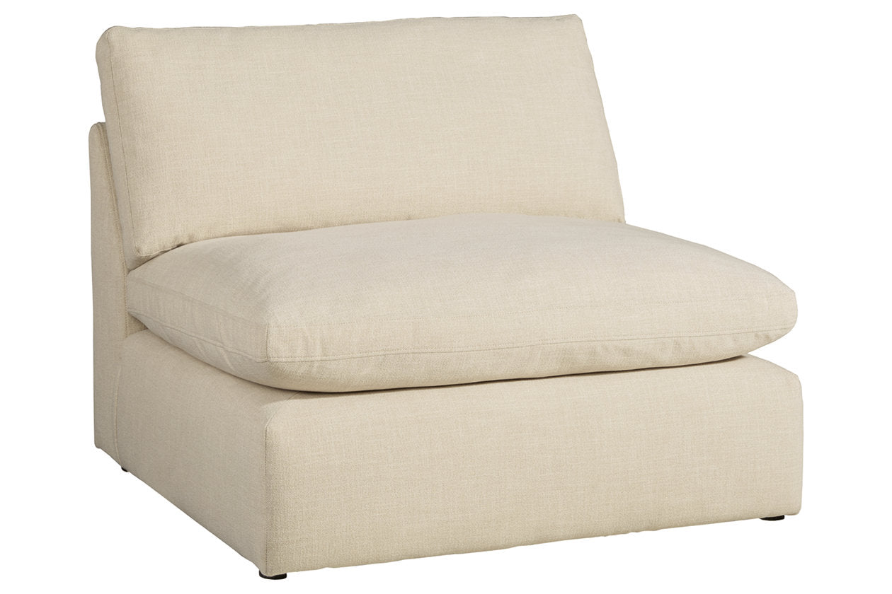 Elyza Linen Armless Chair - 1000646 - Luna Furniture - Dallas Store