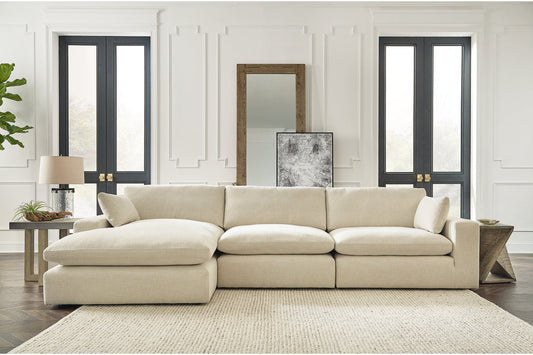Elyza Linen LAF Sofa Chaise - SET | 1000616 | 1000665 | 1000646 | 1000608 - Luna Furniture - Dallas Store