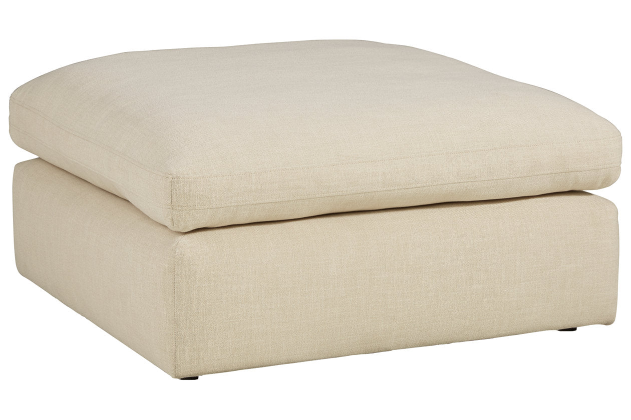 Elyza Linen Oversized Accent Ottoman - 1000608 - Luna Furniture - Dallas Store