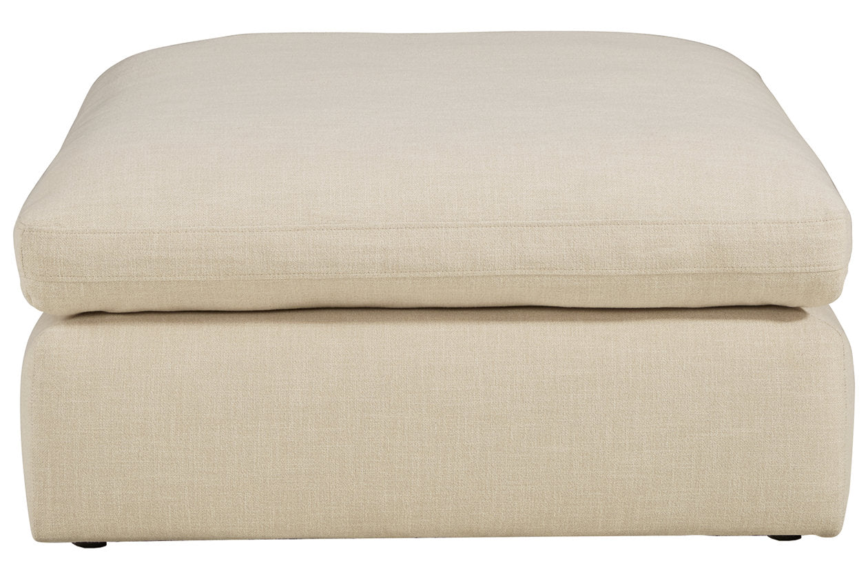 Elyza Linen Oversized Accent Ottoman - 1000608 - Luna Furniture - Dallas Store