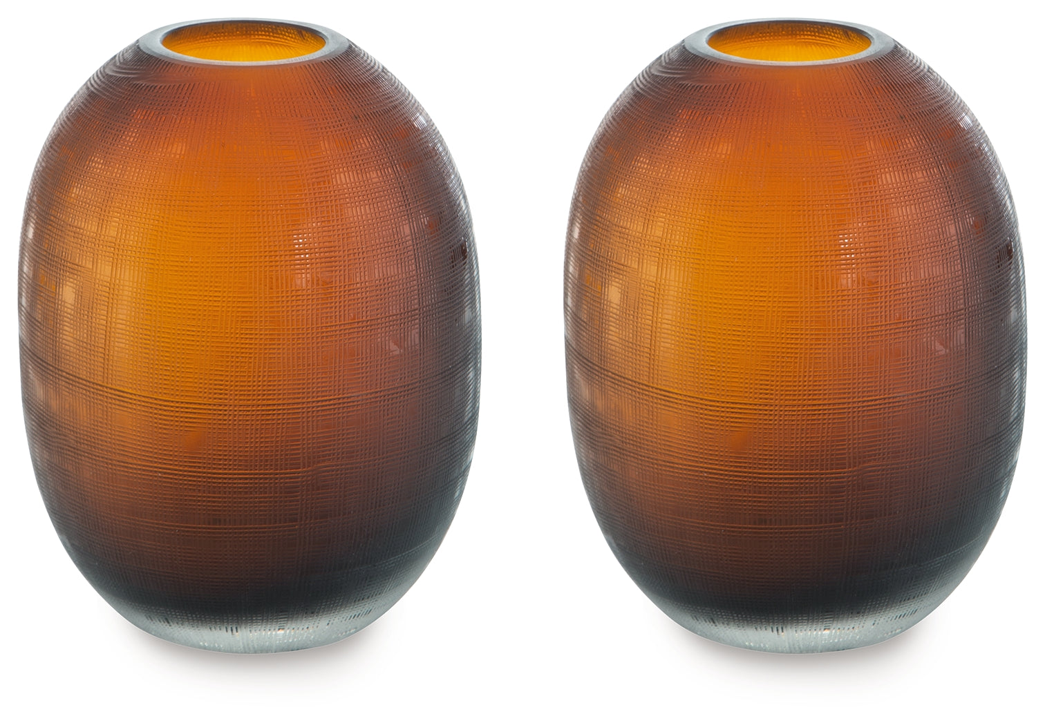 Embersen Amber Vase, Set of 2 - A2900001 - Luna Furniture - Dallas Store