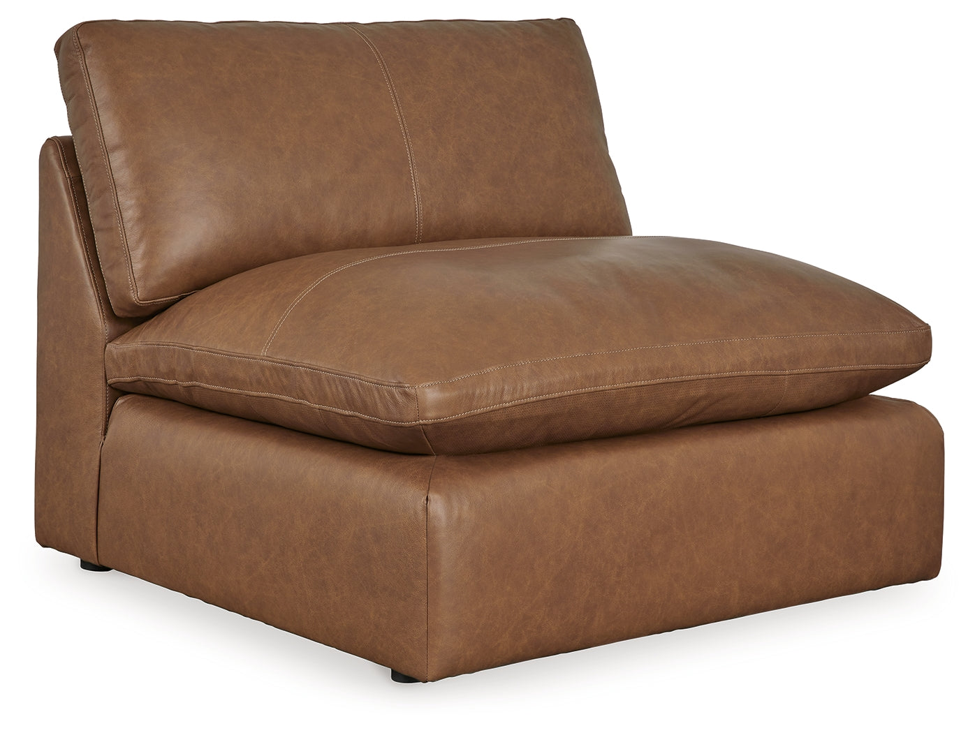 Emilia Caramel Armless Chair - 3090146 - Luna Furniture - Dallas Store