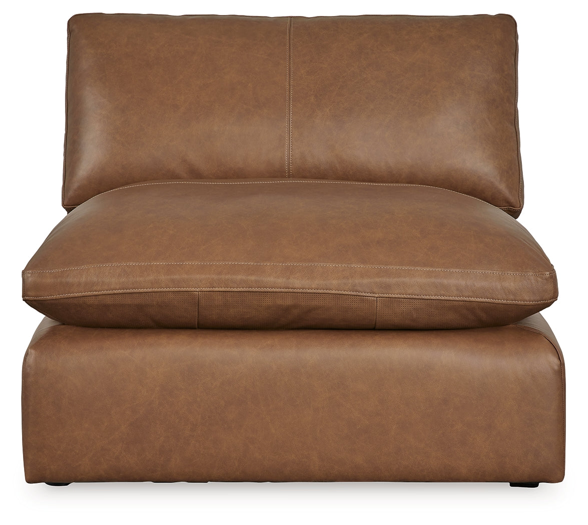 Emilia Caramel Armless Chair - 3090146 - Luna Furniture - Dallas Store