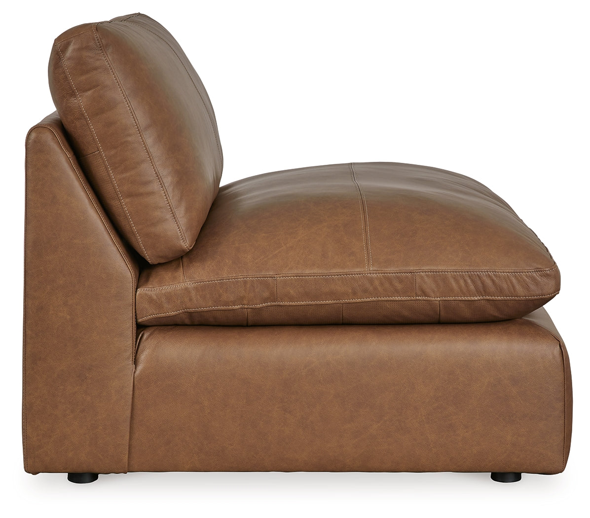 Emilia Caramel Armless Chair - 3090146 - Luna Furniture - Dallas Store