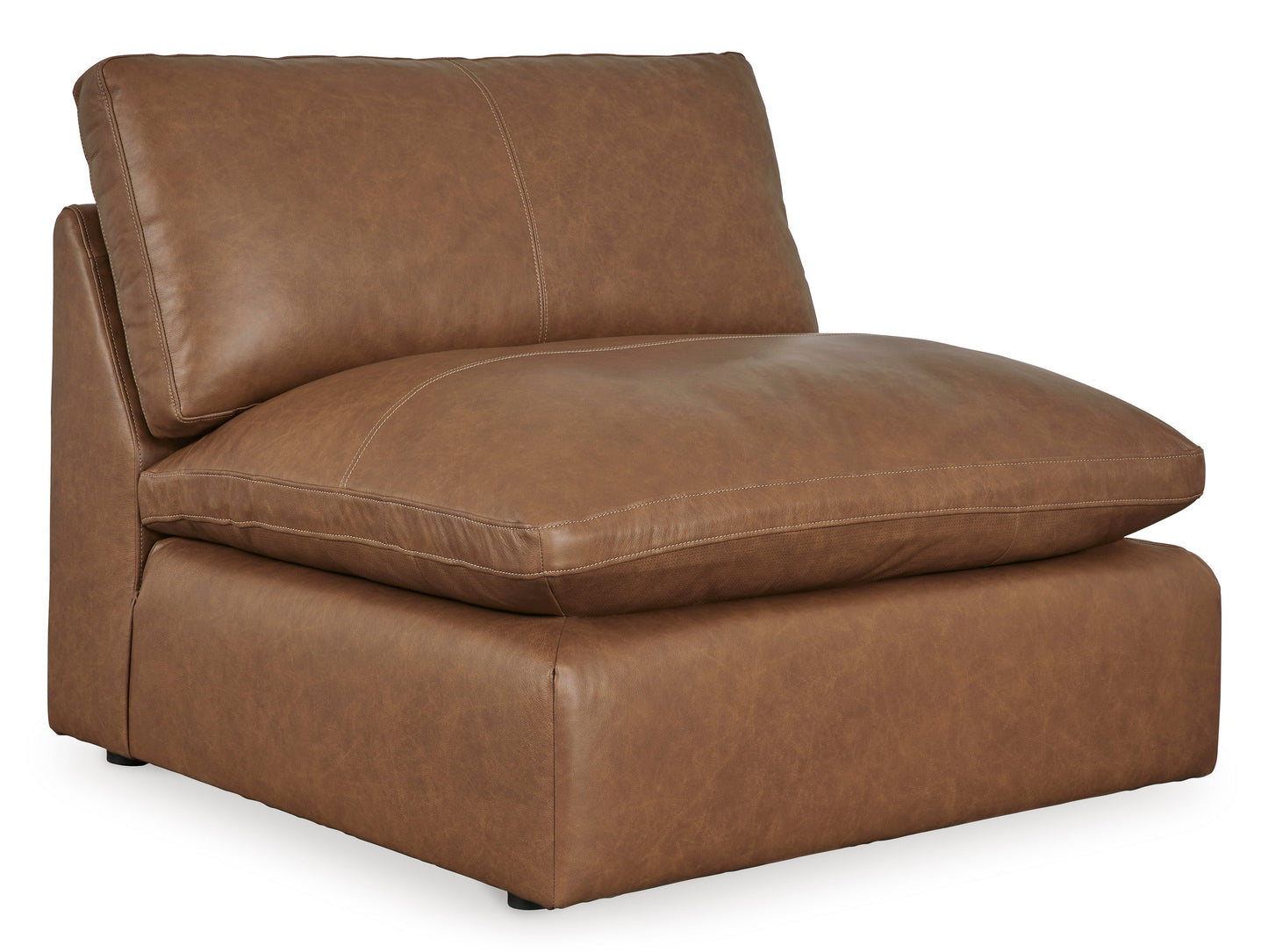 Emilia Caramel Leather 7-Piece Sectional - SET | 3090164 | 3090165 | 3090177 | 3090146 | 3090146 | 3090146 | 3090146 - Luna Furniture - Dallas Store