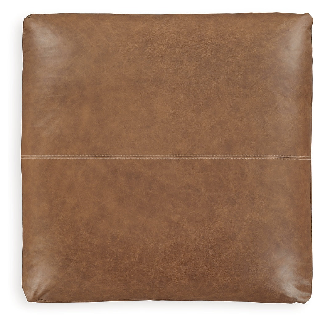 Emilia Caramel Oversized Accent Ottoman - 3090108 - Luna Furniture - Dallas Store