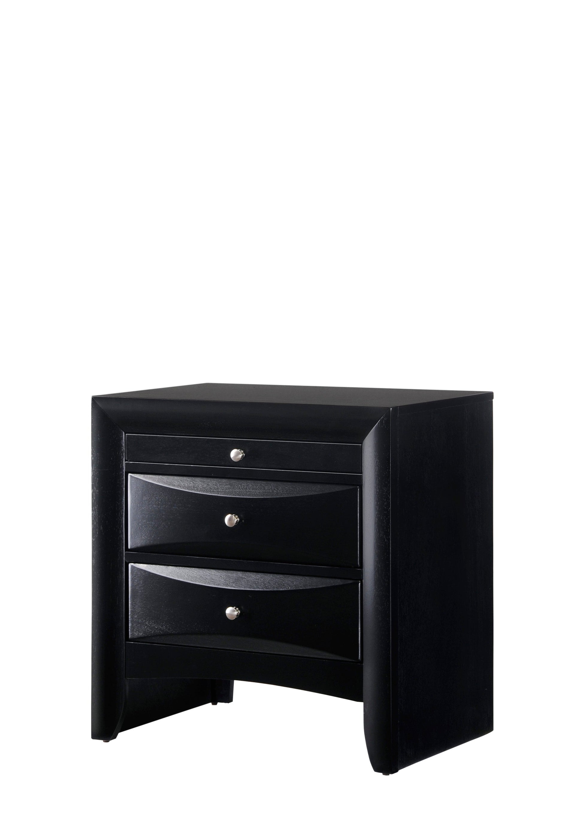 Emily Black Nightstand - B4280-2 - Luna Furniture - Dallas Store