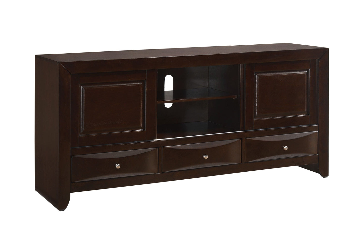 Emily Dark Cherry 68" TV Stand - B4260-7 - Luna Furniture - Dallas Store
