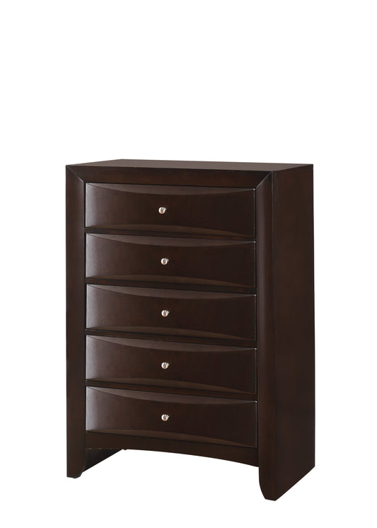 Emily Dark Cherry Chest - B4260-4 - Luna Furniture - Dallas Store