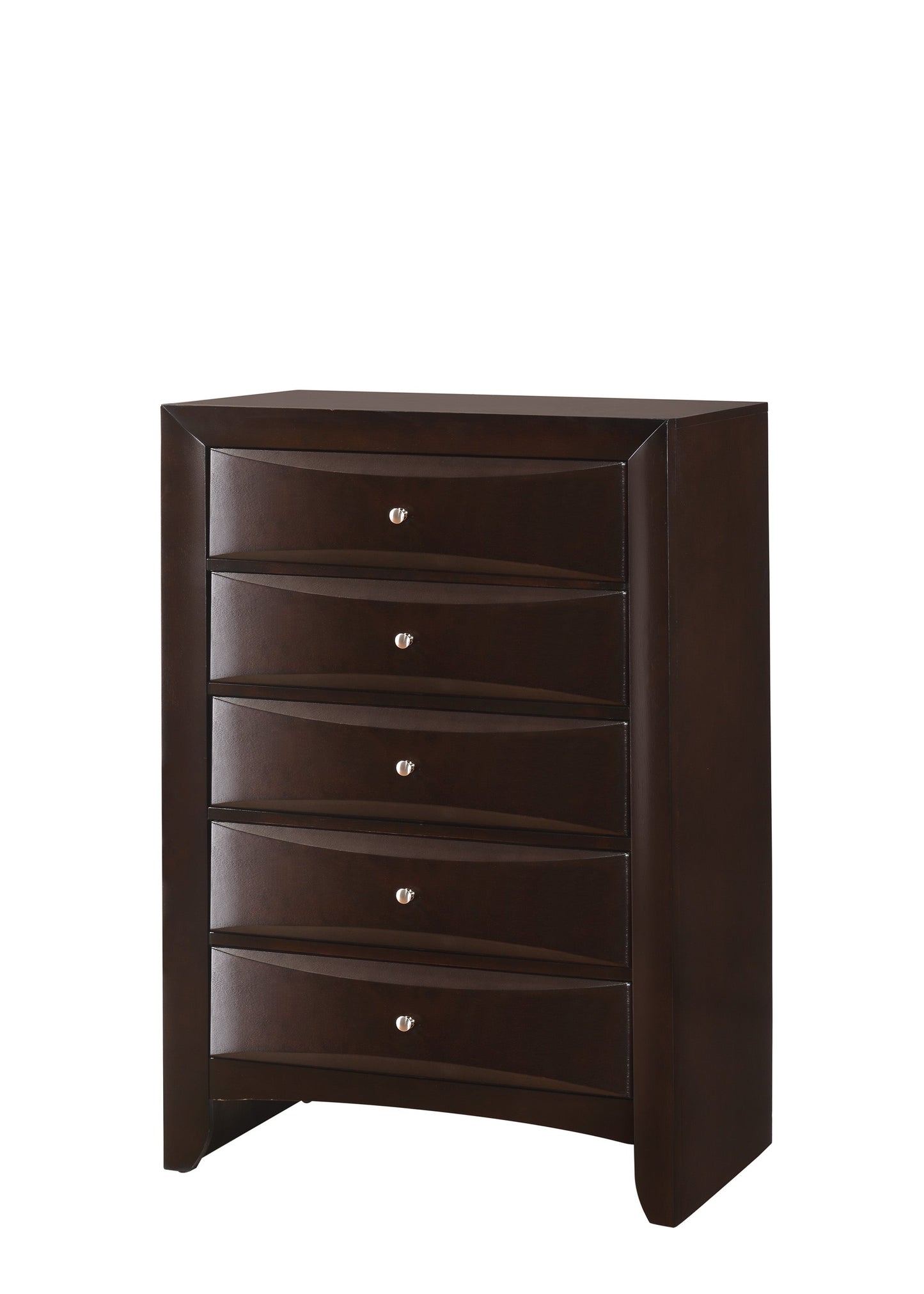 Emily Dark Cherry Storage Platform Bedroom Set - SET | B4265-K-HBFB | B4265-K-DRW-L | B4265-K-DRW-R | B4265-K-RAIL | B4260-1 | B4260-11 | B4260-2 | B4260-4 - Luna Furniture - Dallas Store