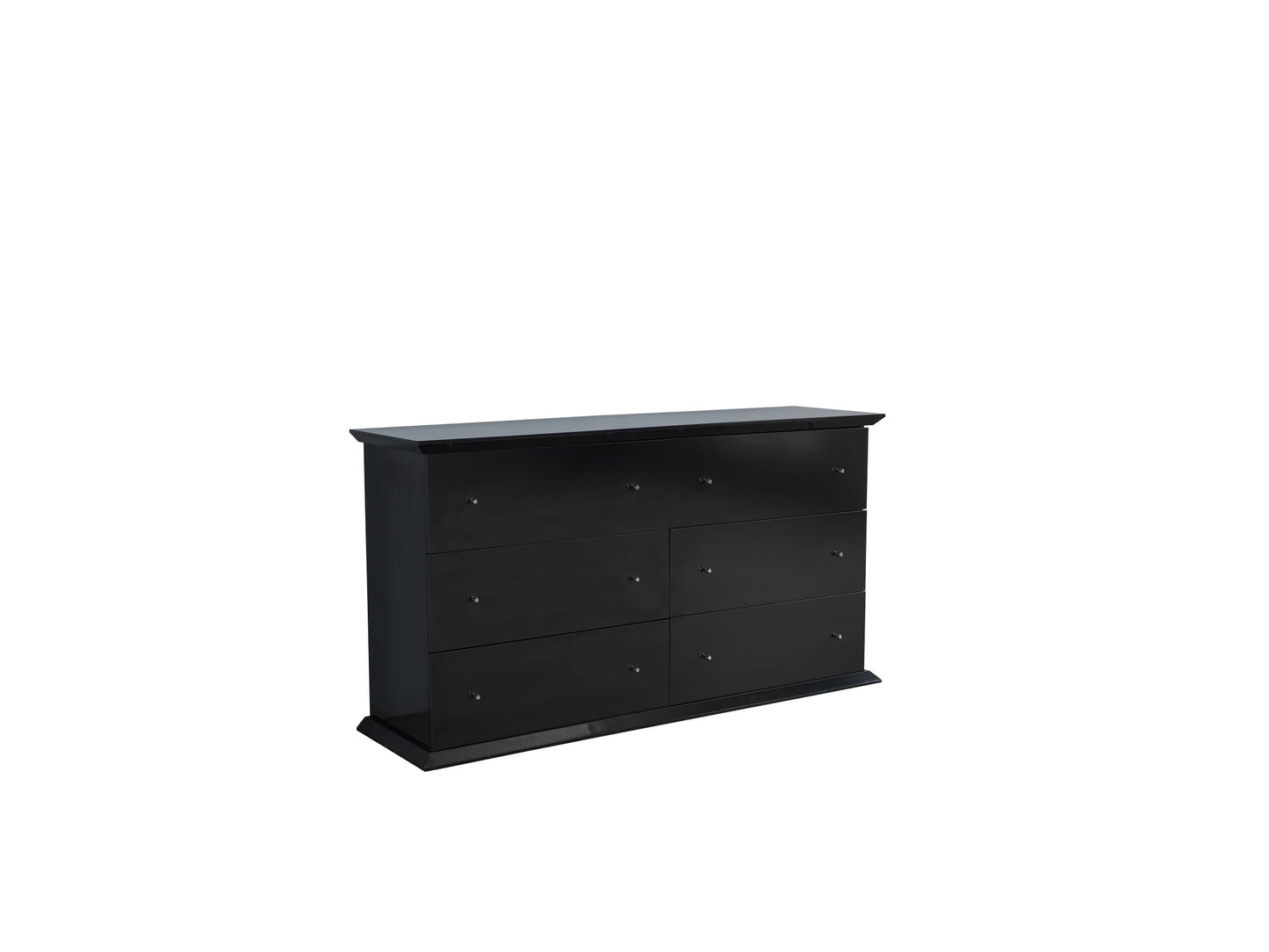 Erika Black 4-Piece Queen Bedroom Set - ERIKABEDROOM-4PCQ - Luna Furniture - Dallas Store