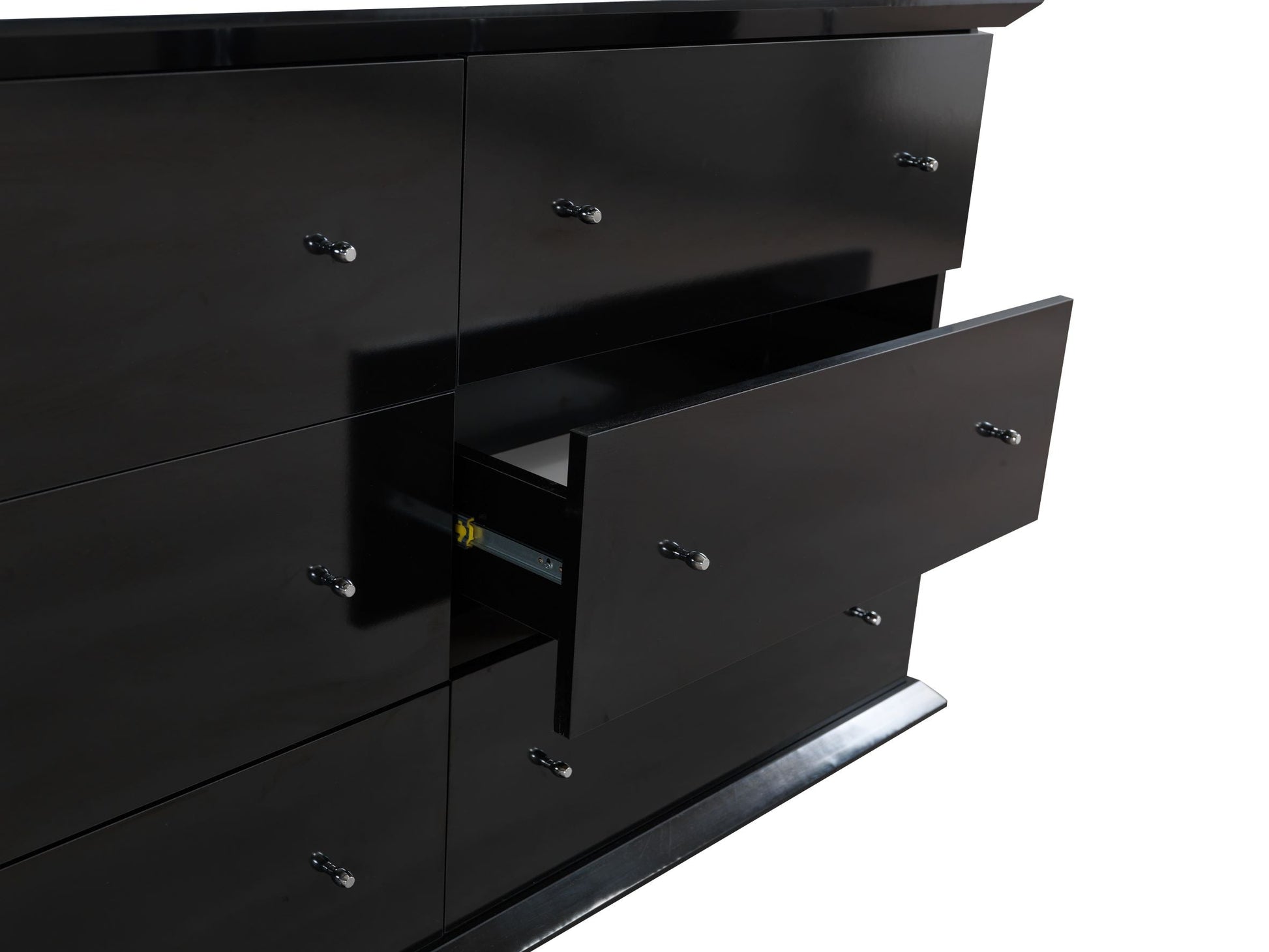 Erika Black 4-Piece Queen Bedroom Set - ERIKABEDROOM-4PCQ - Luna Furniture - Dallas Store