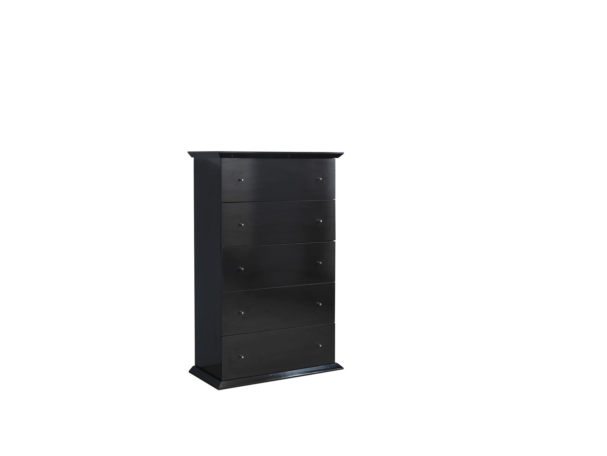 Erika Black 4-Piece Queen Bedroom Set - ERIKABEDROOM-4PCQ - Luna Furniture - Dallas Store