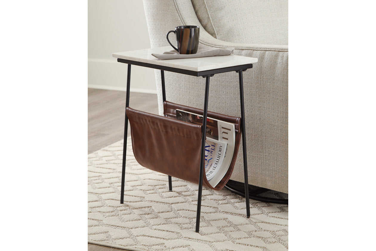 Etanbury Brown/Black/White Accent Table - A4000254 - Luna Furniture - Dallas Store