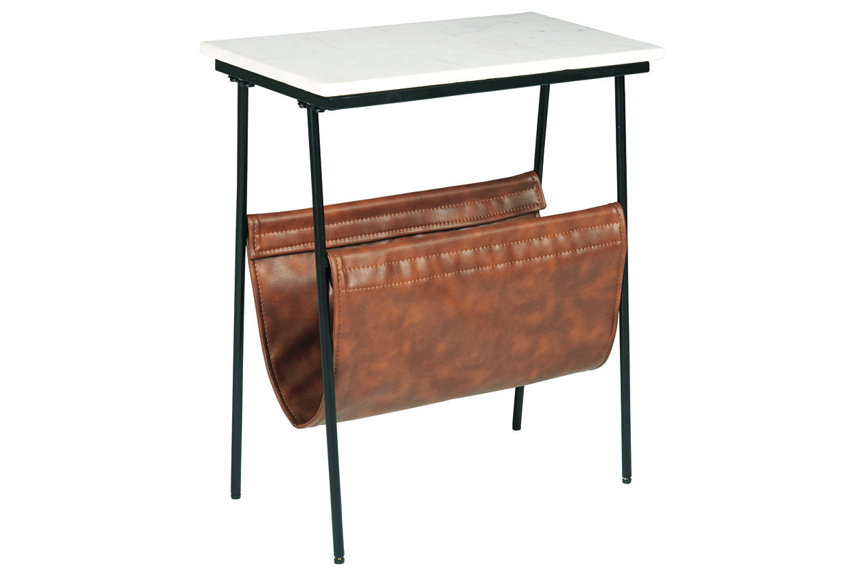 Etanbury Brown/Black/White Accent Table - A4000254 - Luna Furniture - Dallas Store