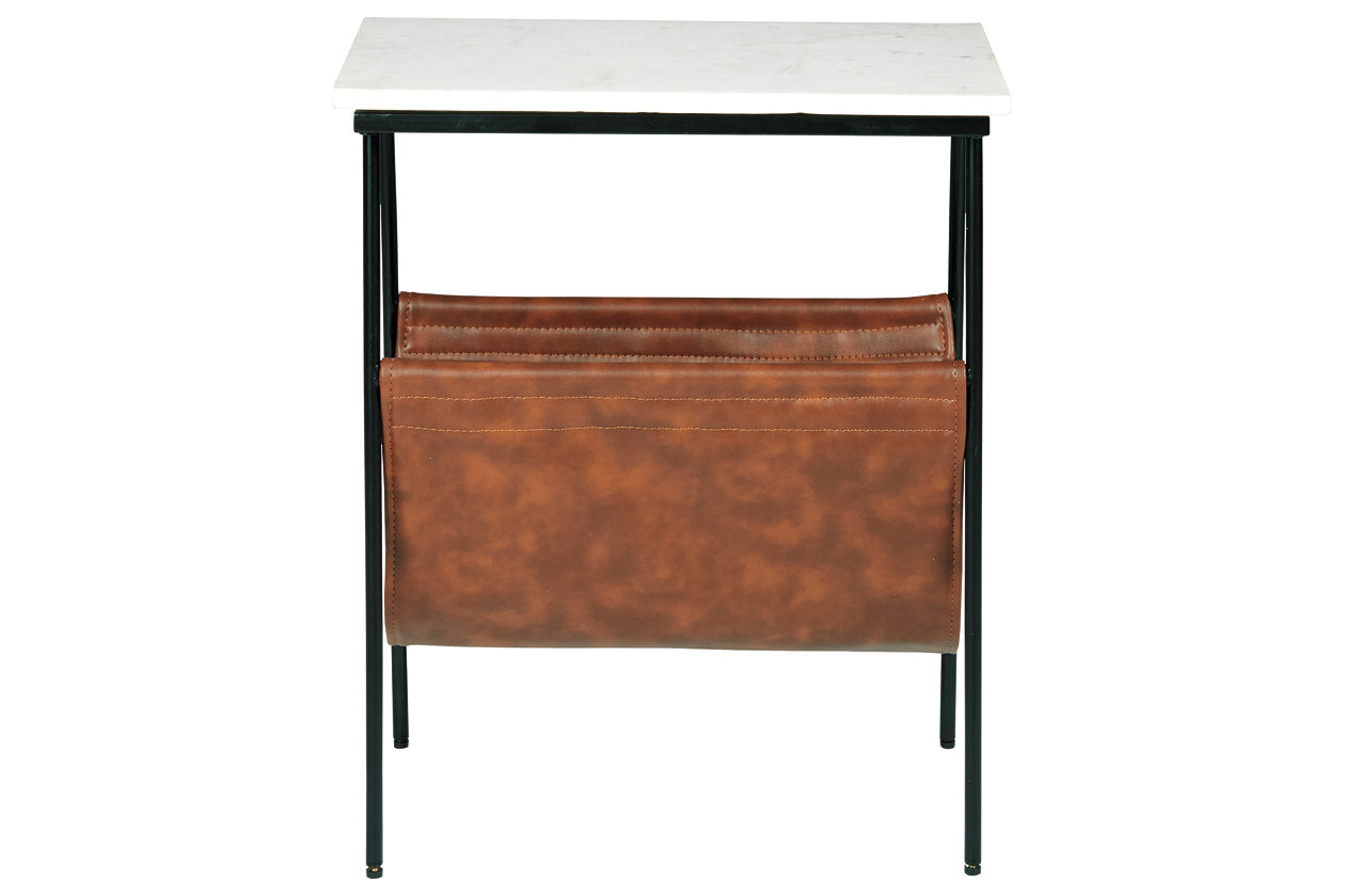 Etanbury Brown/Black/White Accent Table - A4000254 - Luna Furniture - Dallas Store