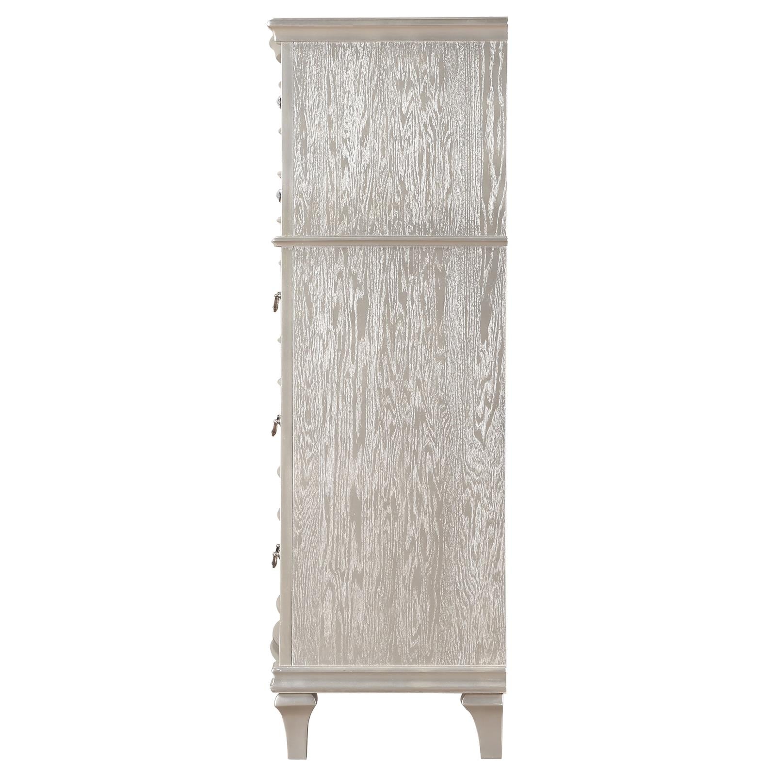 Evangeline Silver Oak 6-Drawer Chest - 223395 - Luna Furniture - Dallas Store