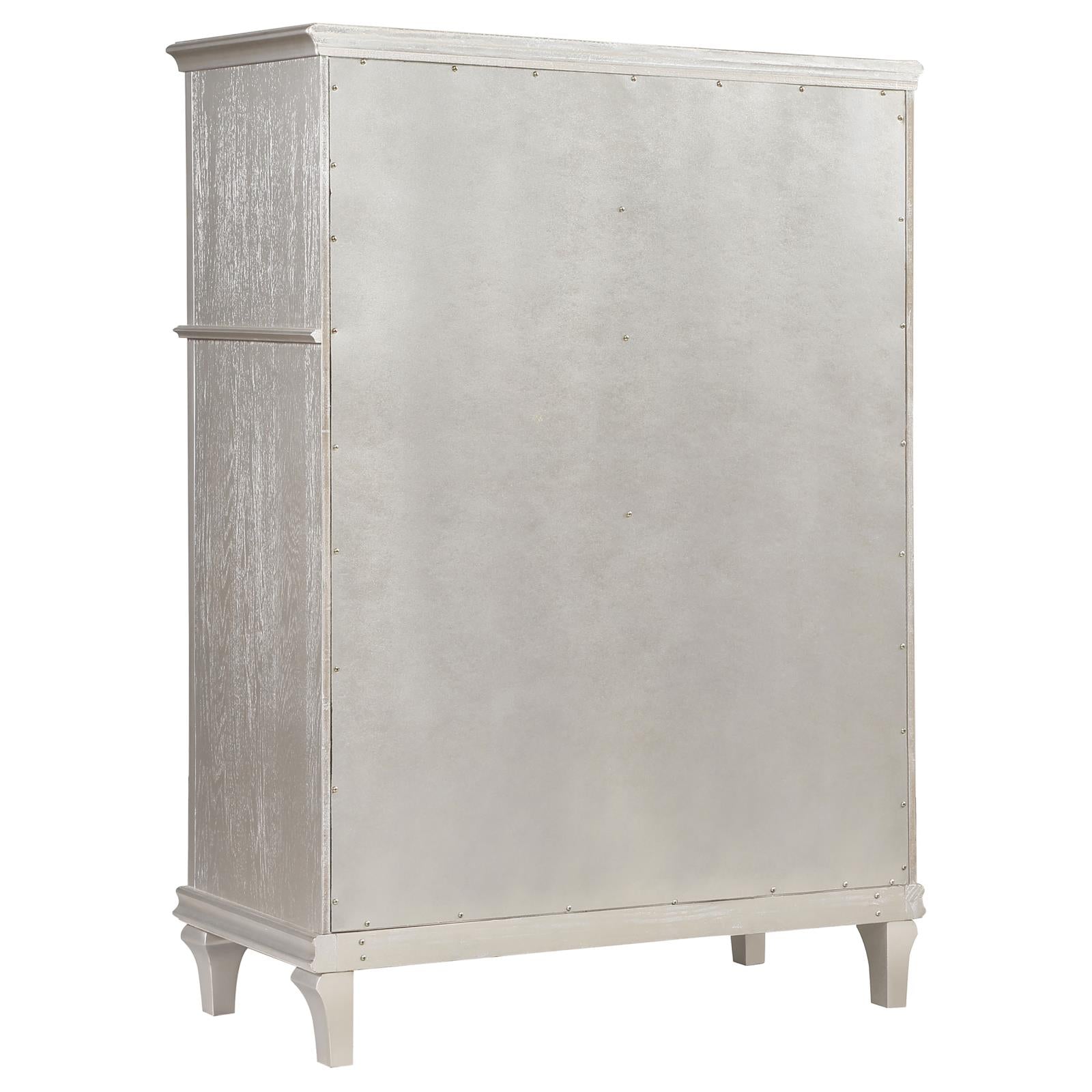 Evangeline Silver Oak 6-Drawer Chest - 223395 - Luna Furniture - Dallas Store