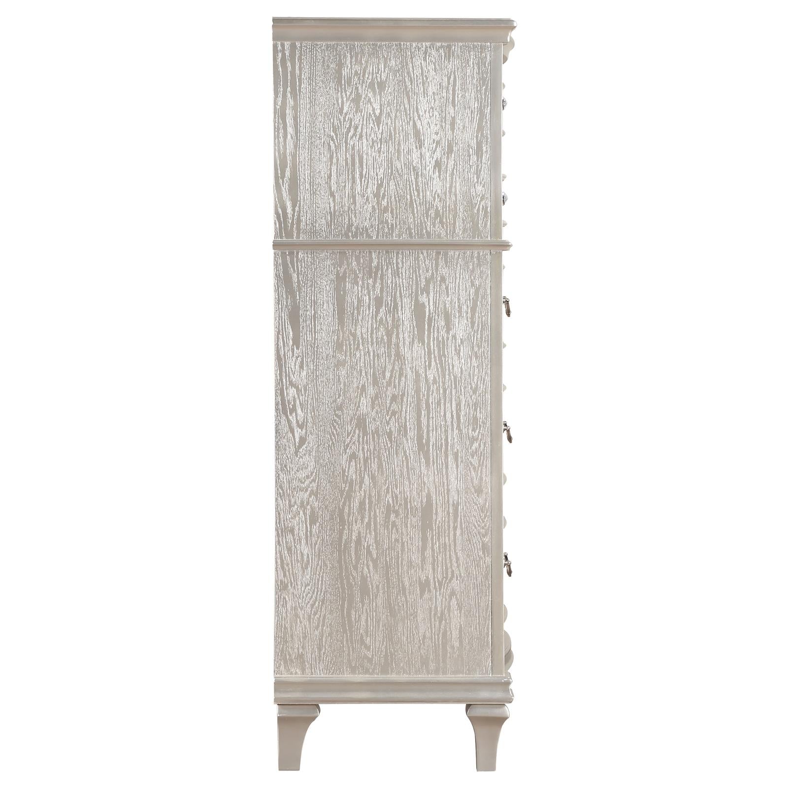 Evangeline Silver Oak 6-Drawer Chest - 223395 - Luna Furniture - Dallas Store