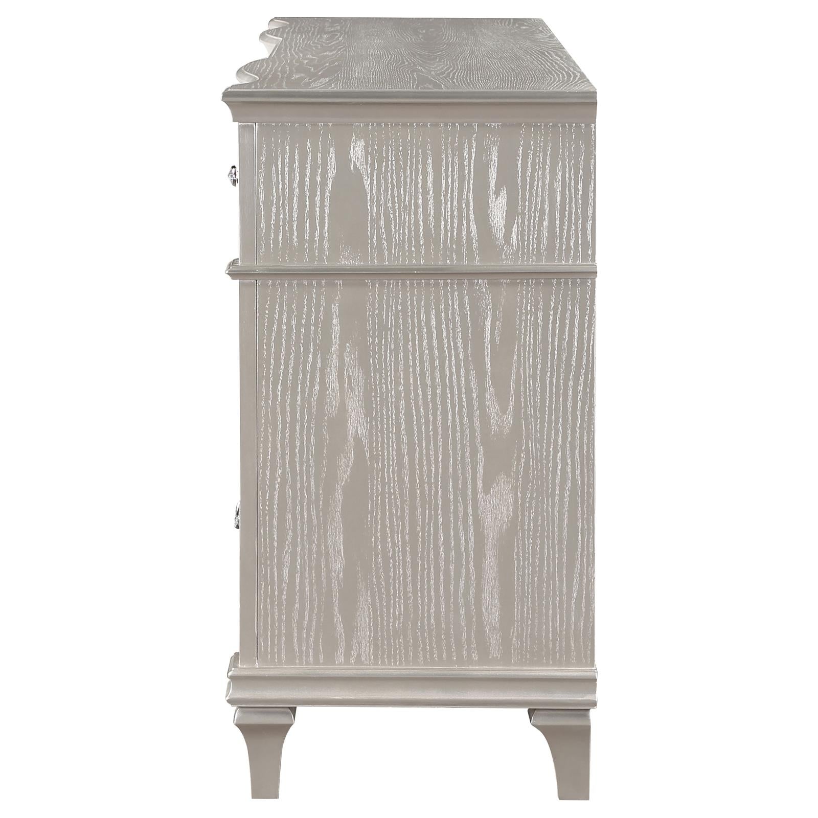 Evangeline Silver Oak 9-Drawer Dresser - 223393 - Luna Furniture - Dallas Store