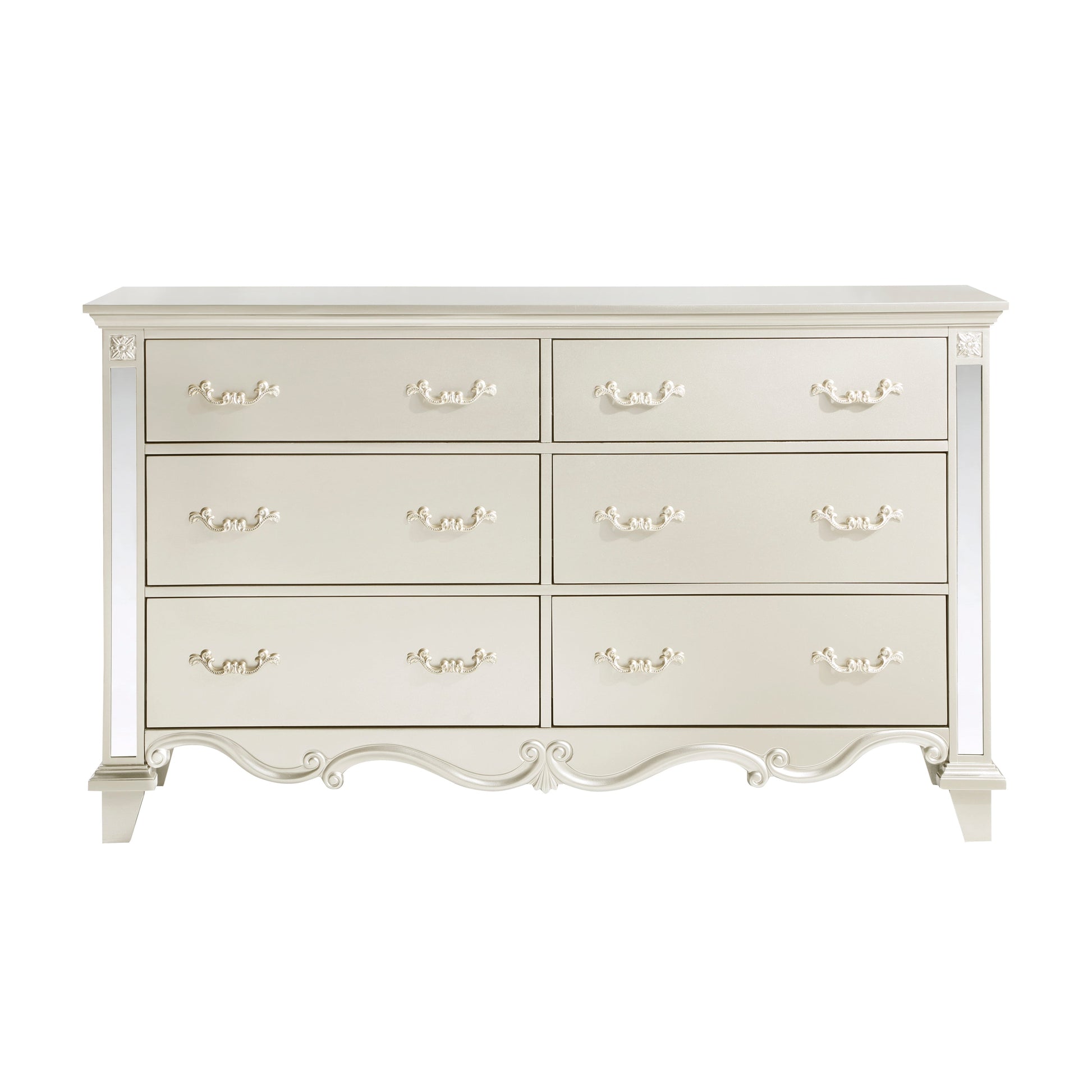 Ever Champagne Mirrored Dresser - 1429-5 - Luna Furniture - Dallas Store