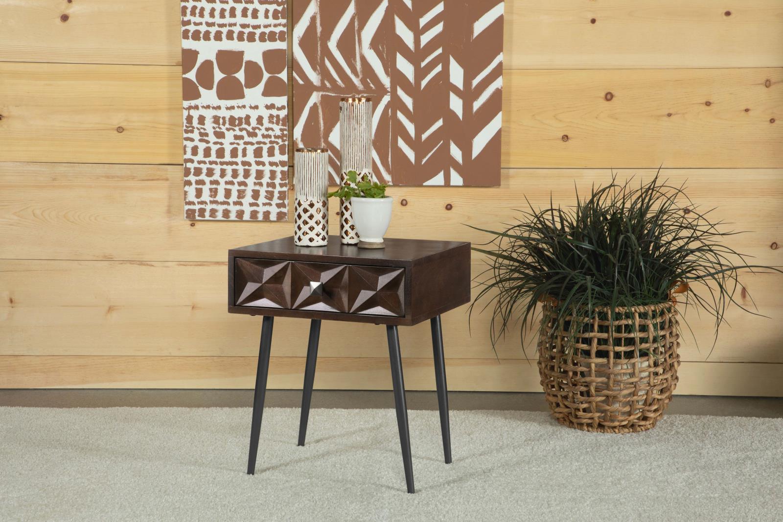 Ezra Rectangular 1-Drawer Accent Cabinet - 959539 - Luna Furniture - Dallas Store