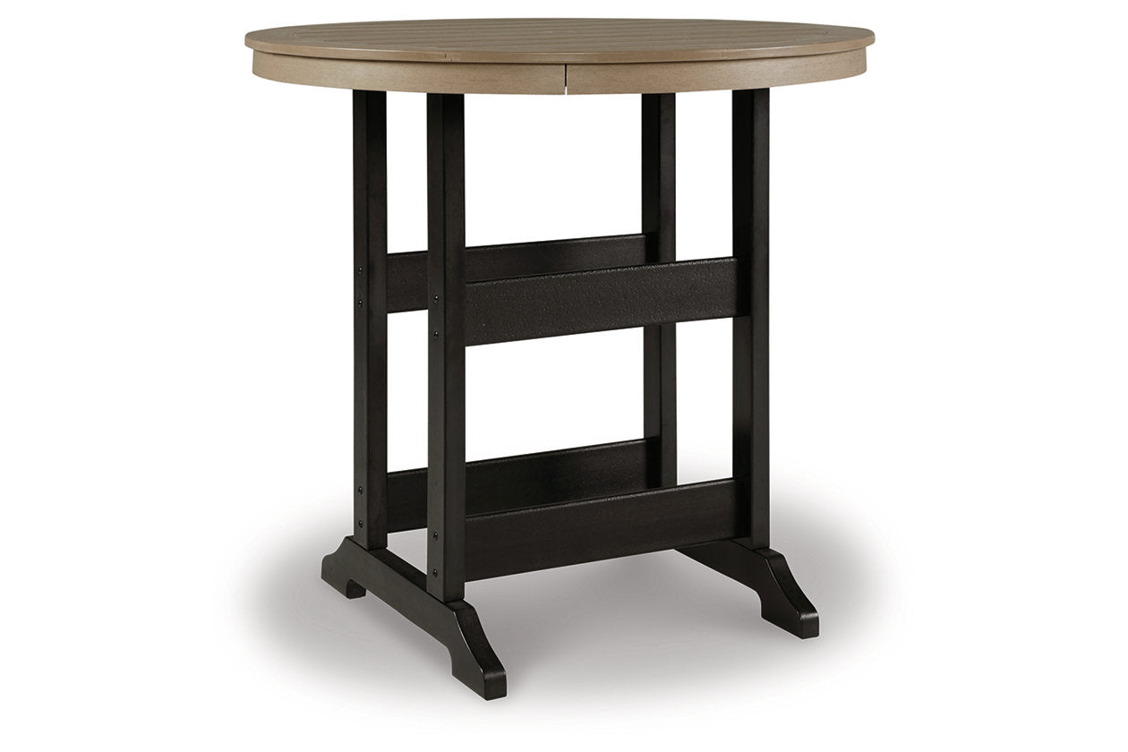 Fairen Trail Black/Driftwood Bar Table - P211-613 - Luna Furniture - Dallas Store