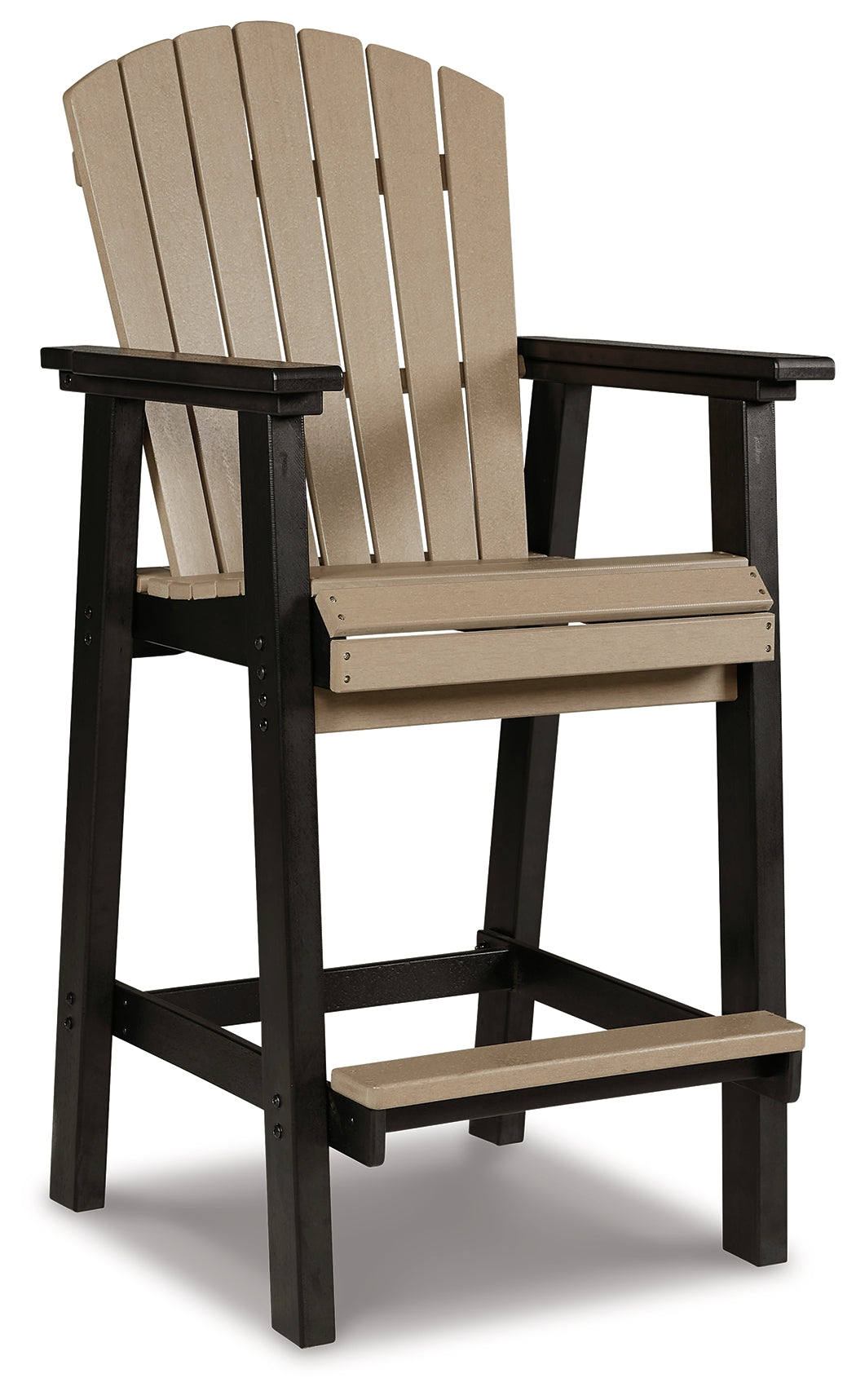 Fairen Trail Black/Driftwood Barstool, Set of 2 - P211-130 - Luna Furniture - Dallas Store