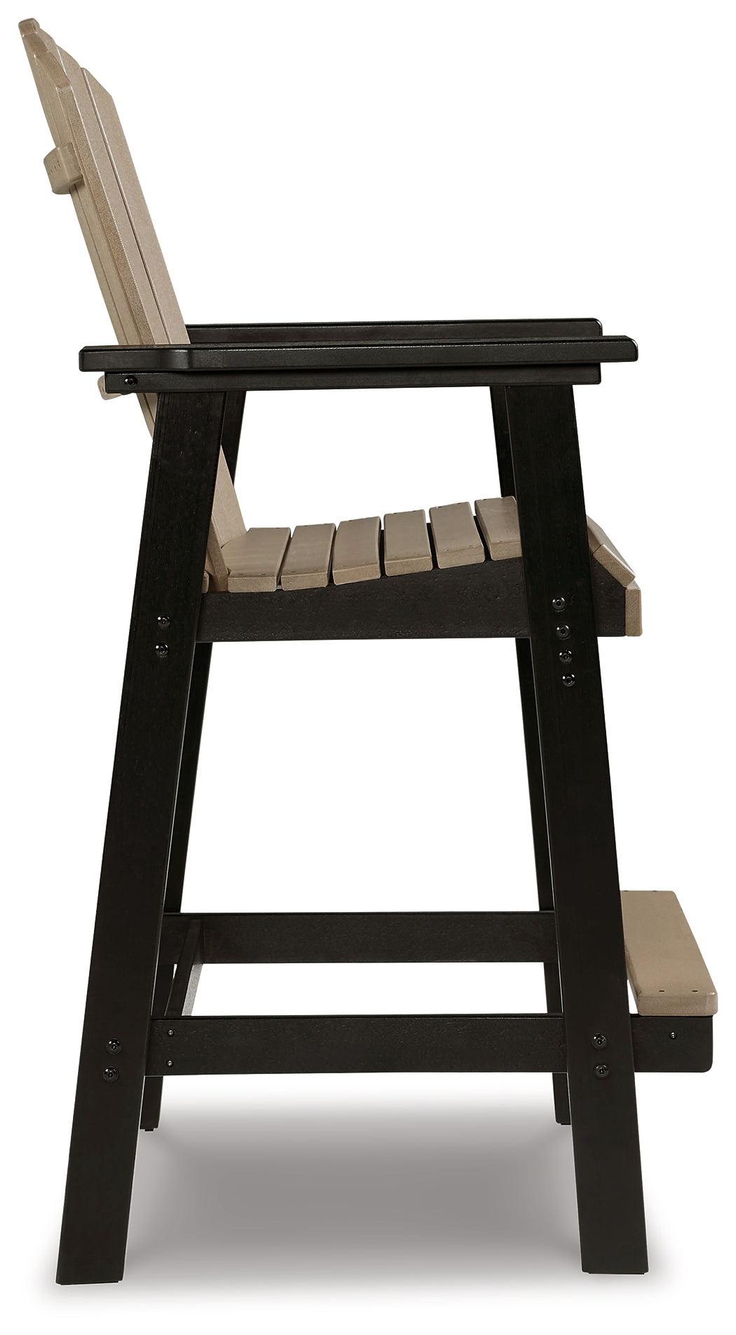Fairen Trail Black/Driftwood Barstool, Set of 2 - P211-130 - Luna Furniture - Dallas Store