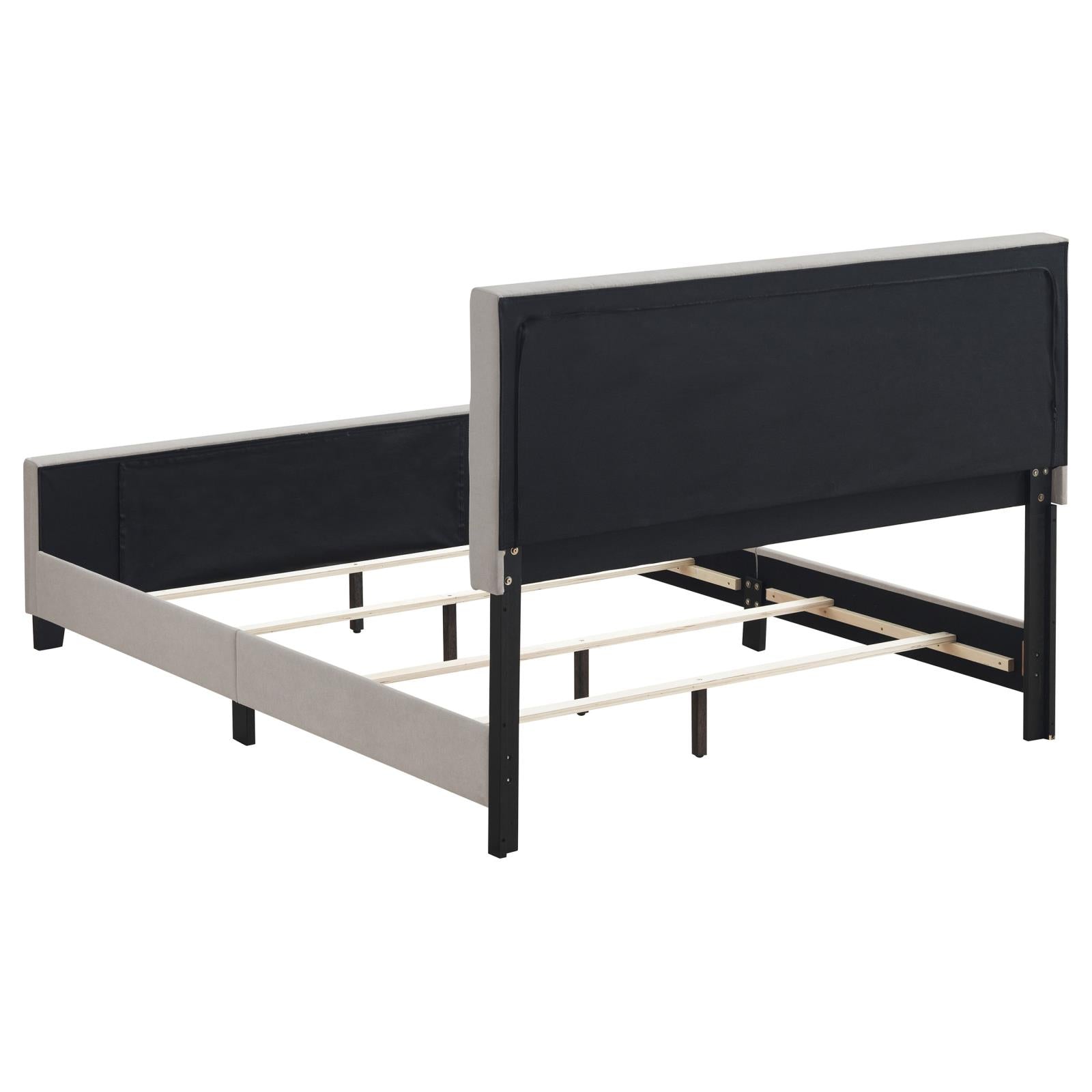Fairfield Queen Upholstered Panel Bed Beige - 305952Q - Luna Furniture - Dallas Store