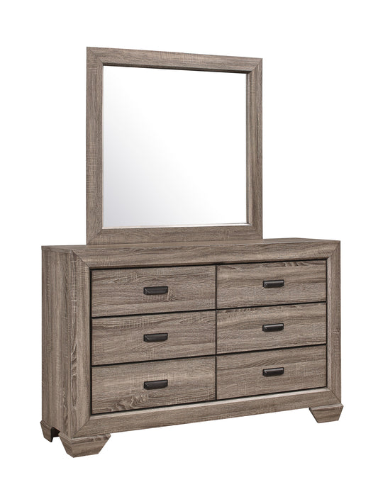 Farrow Grayish Brown Bedroom Mirror (Mirror Only) - B5500-11 - Luna Furniture - Dallas Store