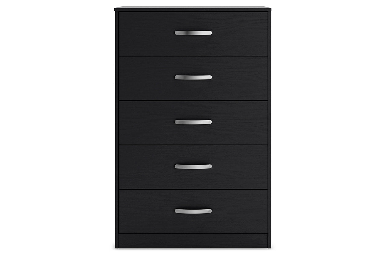 Finch Black Chest of Drawers - EB3392-245 - Luna Furniture - Dallas Store