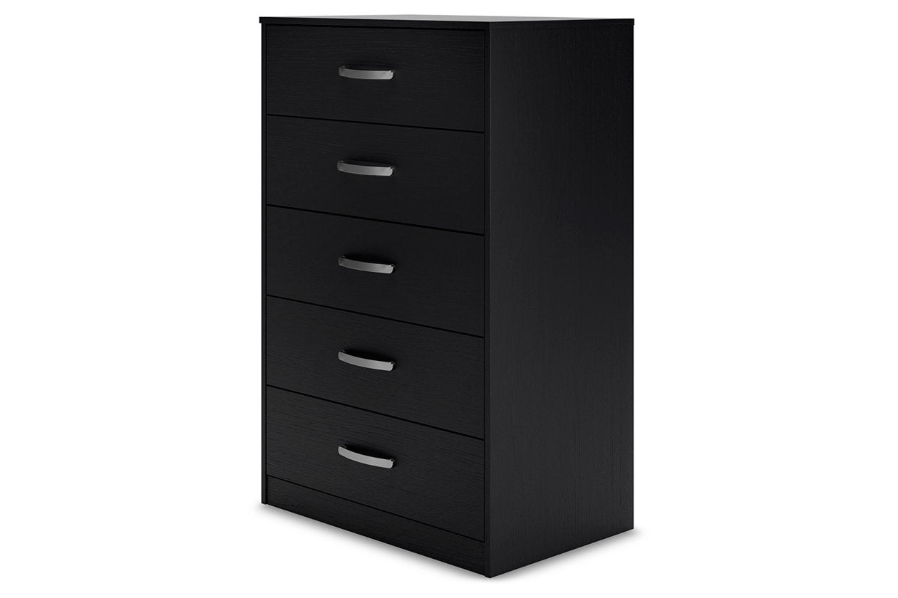 Finch Black Chest of Drawers - EB3392-245 - Luna Furniture - Dallas Store