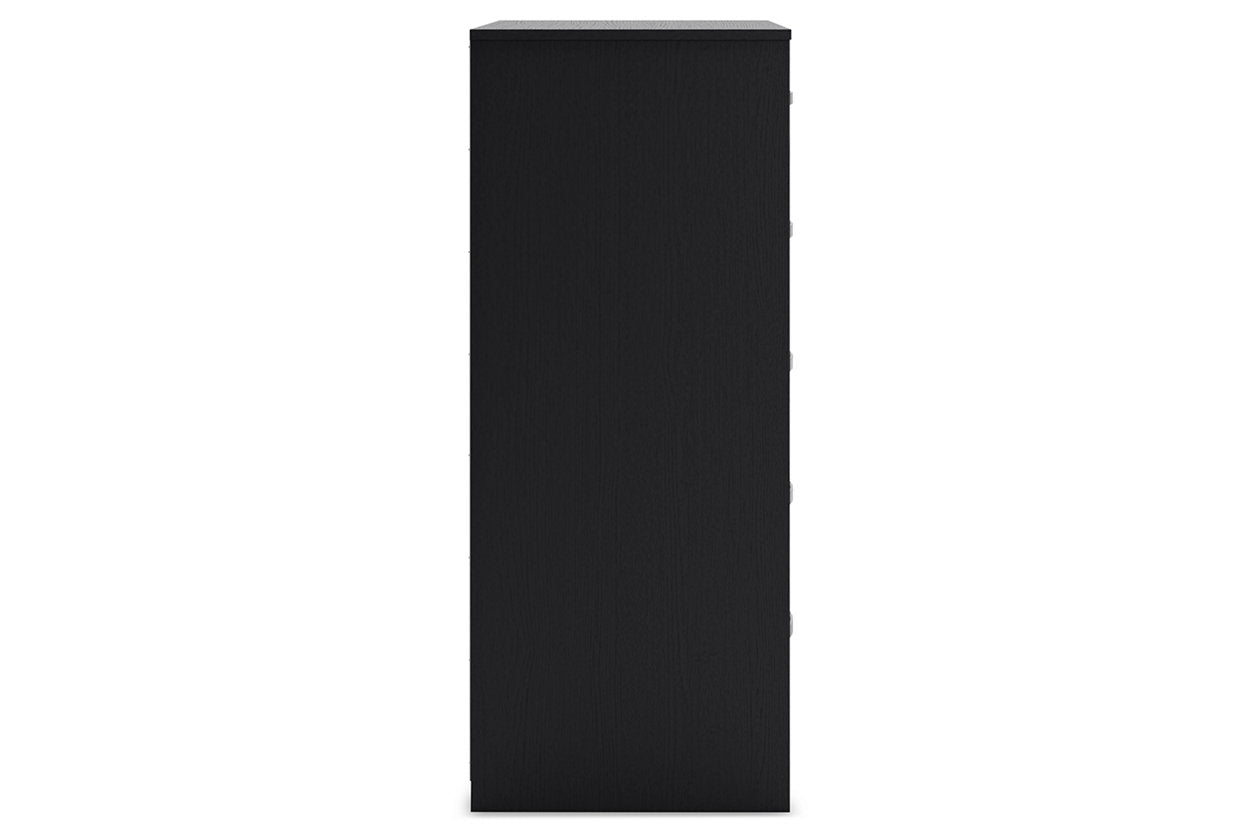 Finch Black Chest of Drawers - EB3392-245 - Luna Furniture - Dallas Store