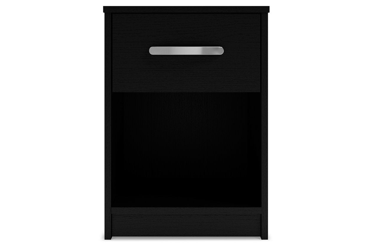 Finch Black Nightstand - EB3392-291 - Luna Furniture - Dallas Store