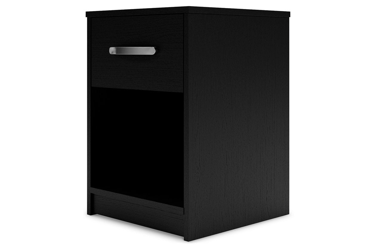 Finch Black Nightstand - EB3392-291 - Luna Furniture - Dallas Store