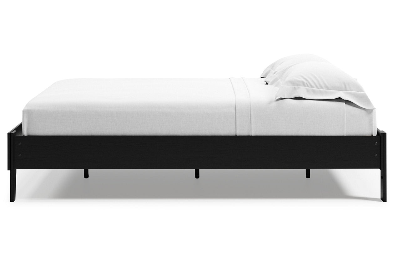 Finch Black Queen Platform Bed - EB3392-113 - Luna Furniture - Dallas Store