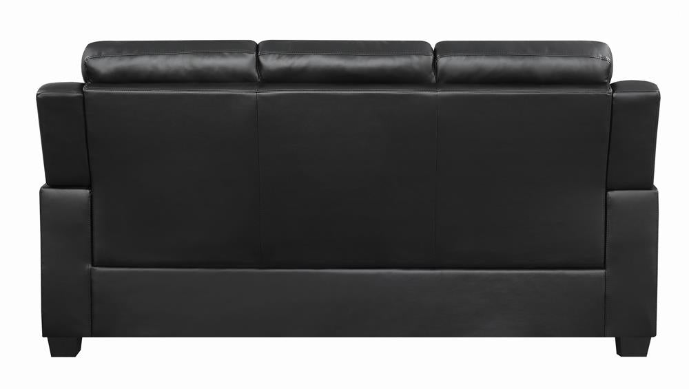 Finley Tufted Upholstered Sofa Black - 506551 - Luna Furniture - Dallas Store