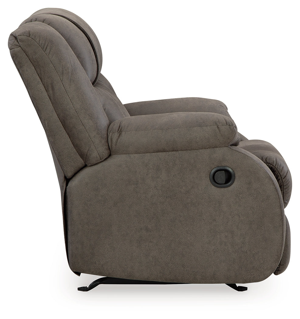 First Base Gunmetal Recliner - 6880425 - Luna Furniture - Dallas Store