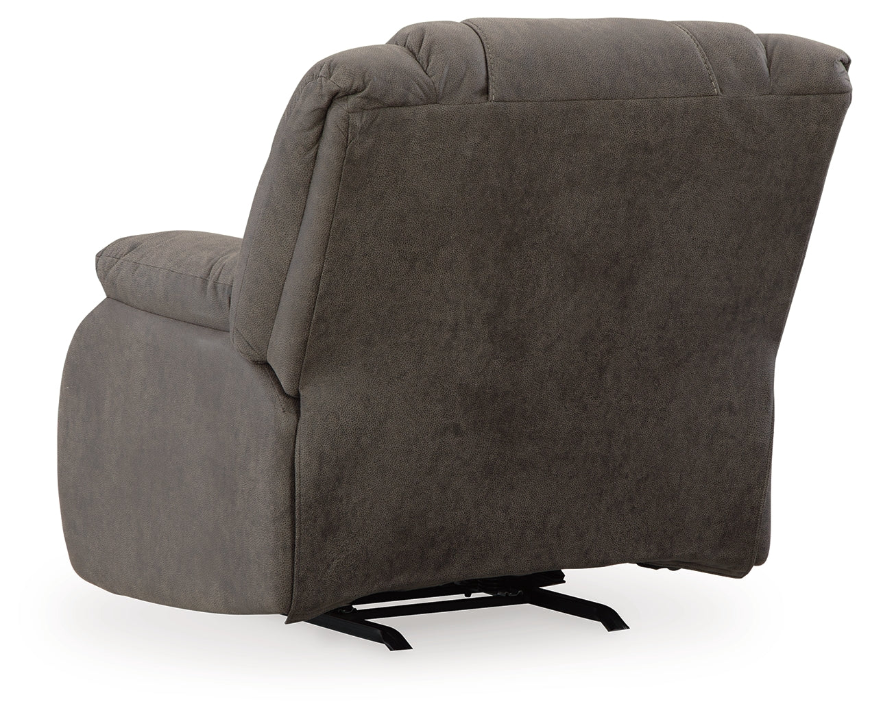 First Base Gunmetal Recliner - 6880425 - Luna Furniture - Dallas Store
