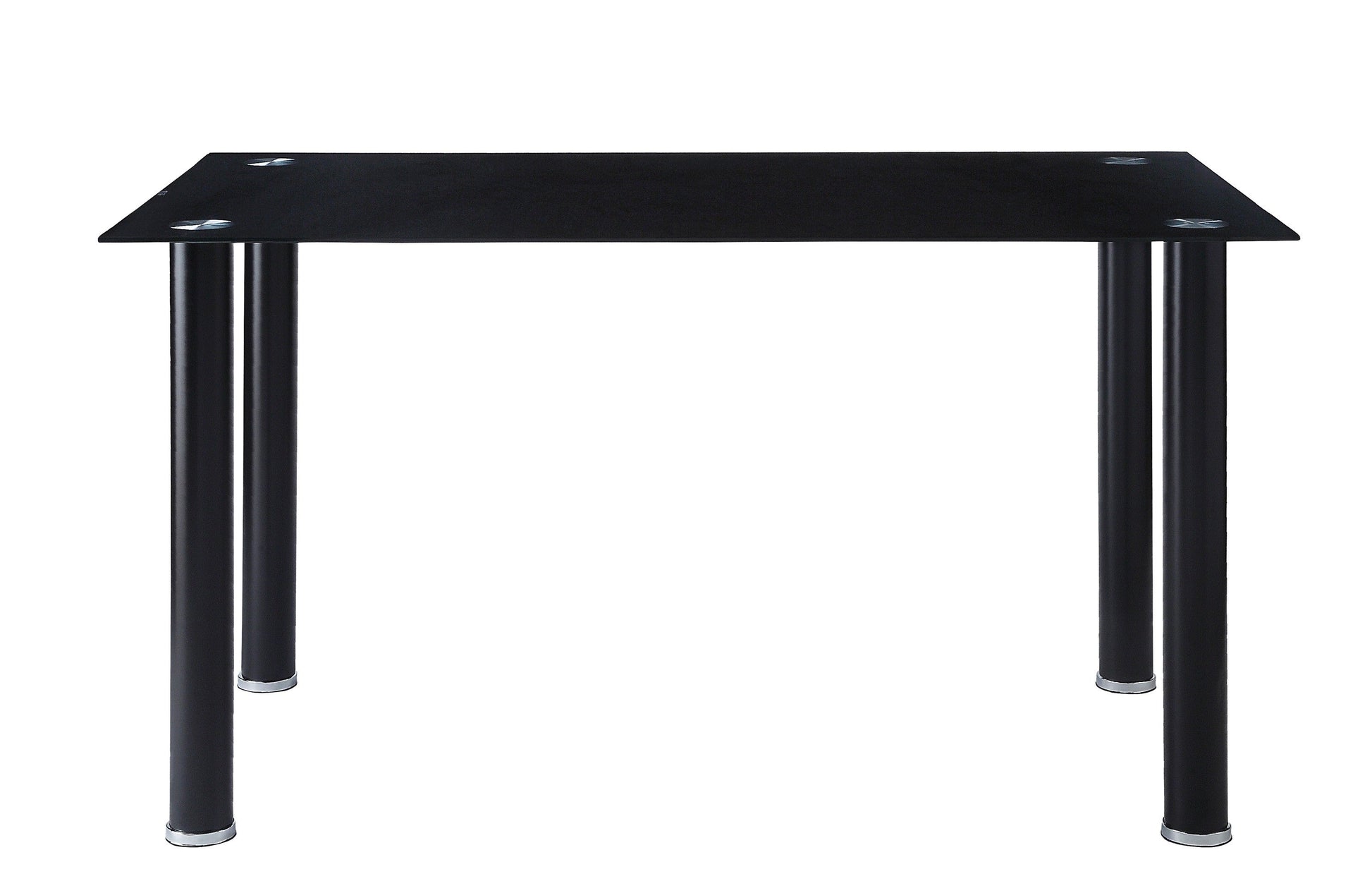 Florian Black Dining Set - SET | 5538BK | 5538BKG | 5538BKS(2) - Luna Furniture - Dallas Store